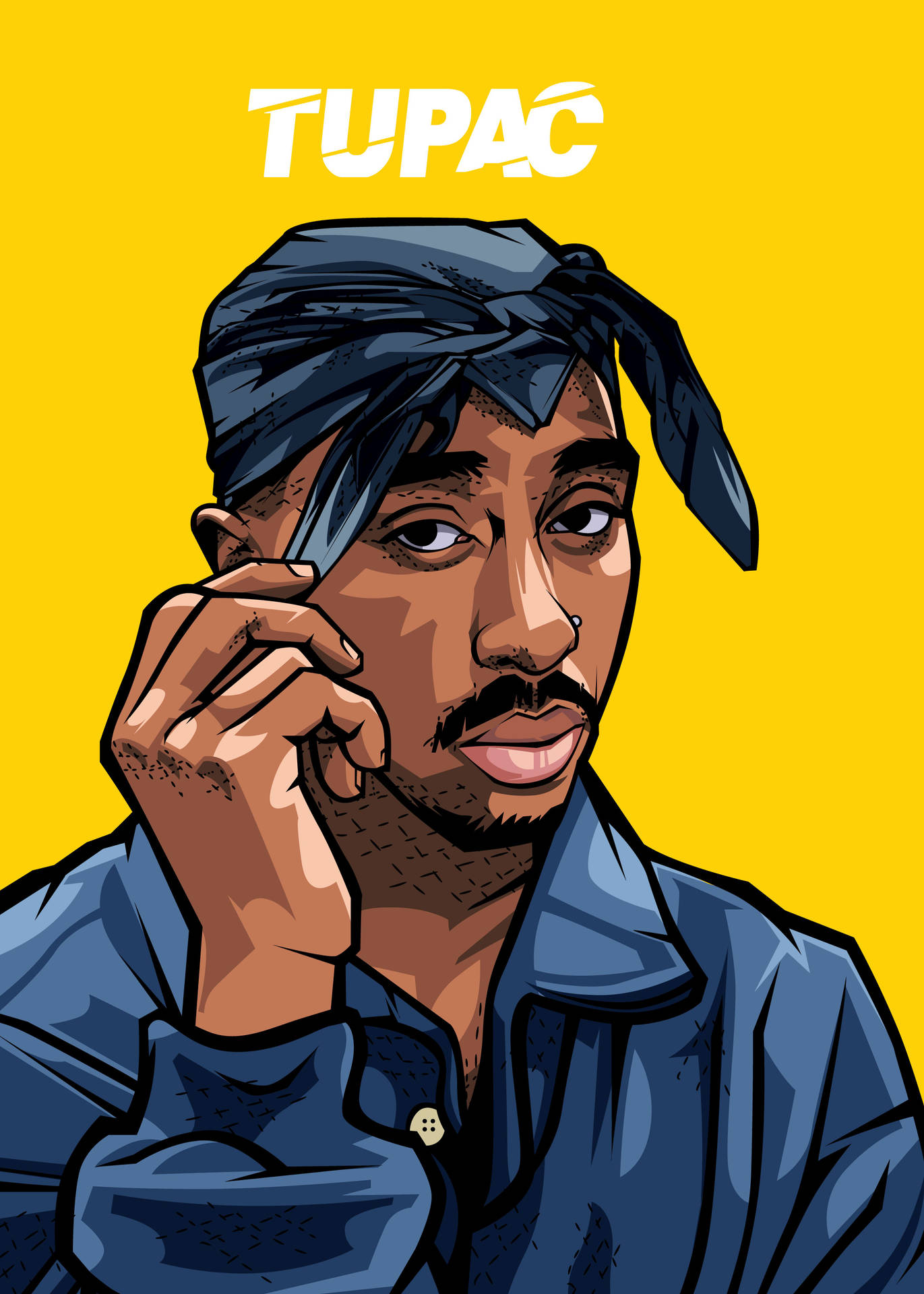 Download the Coolest Tupac Profile Picture for Free