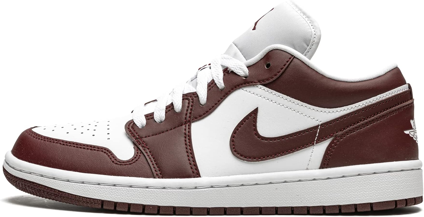 brown and white jordans