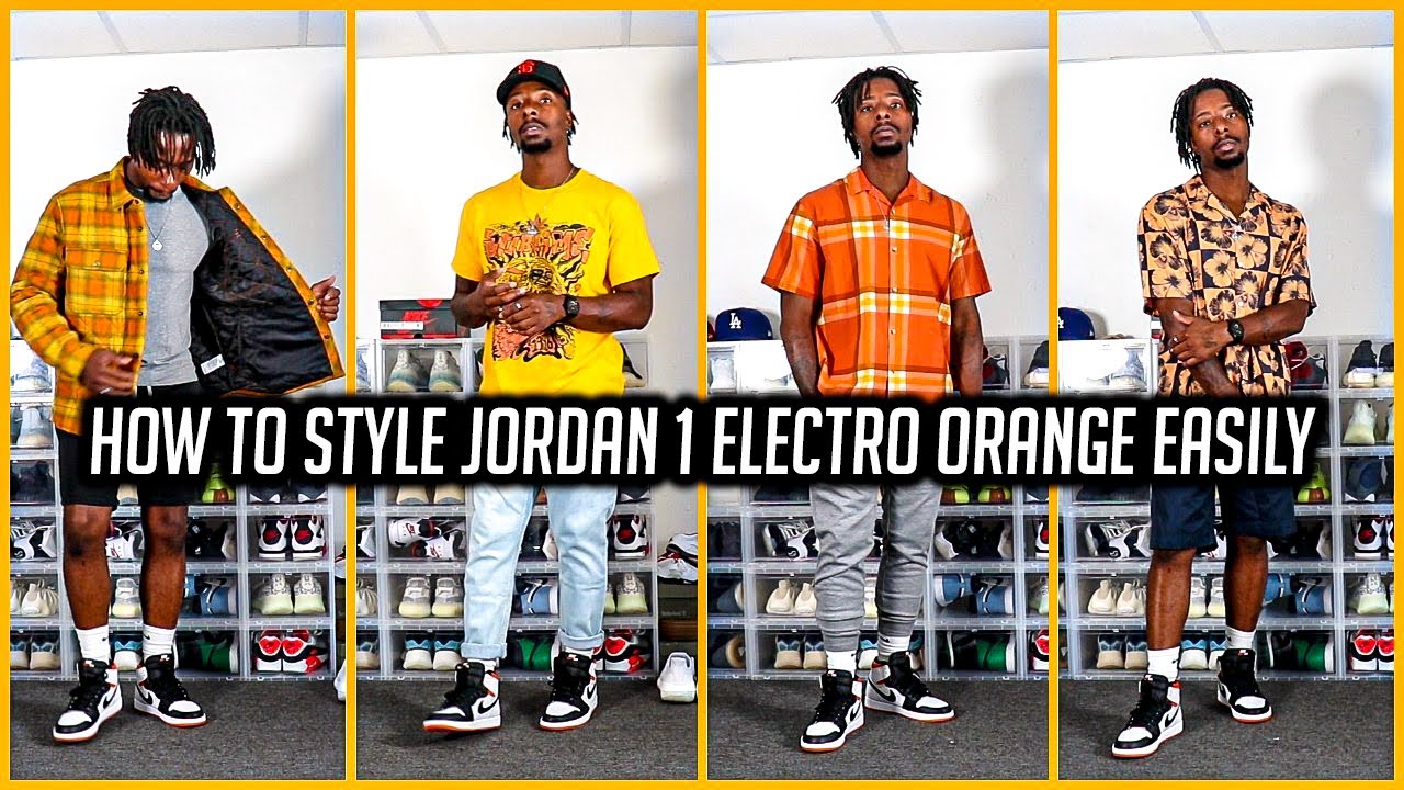 How to style orange black 1s? Easy outfit ideas to make these trendy, eye-catching sneakers the statement piece of your wardrobe.