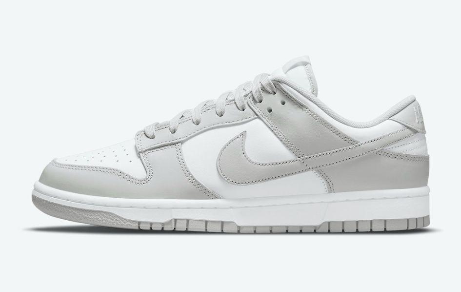 grey and white nikes