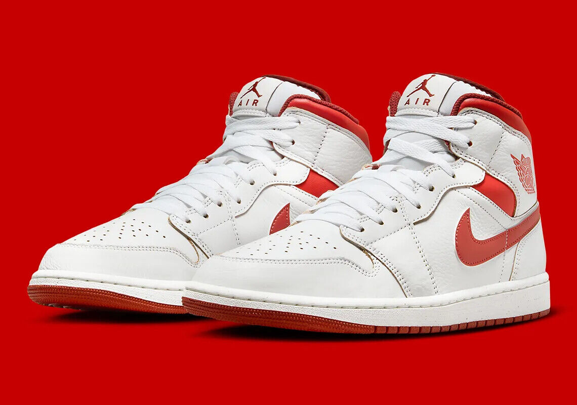 nike air jordan white red