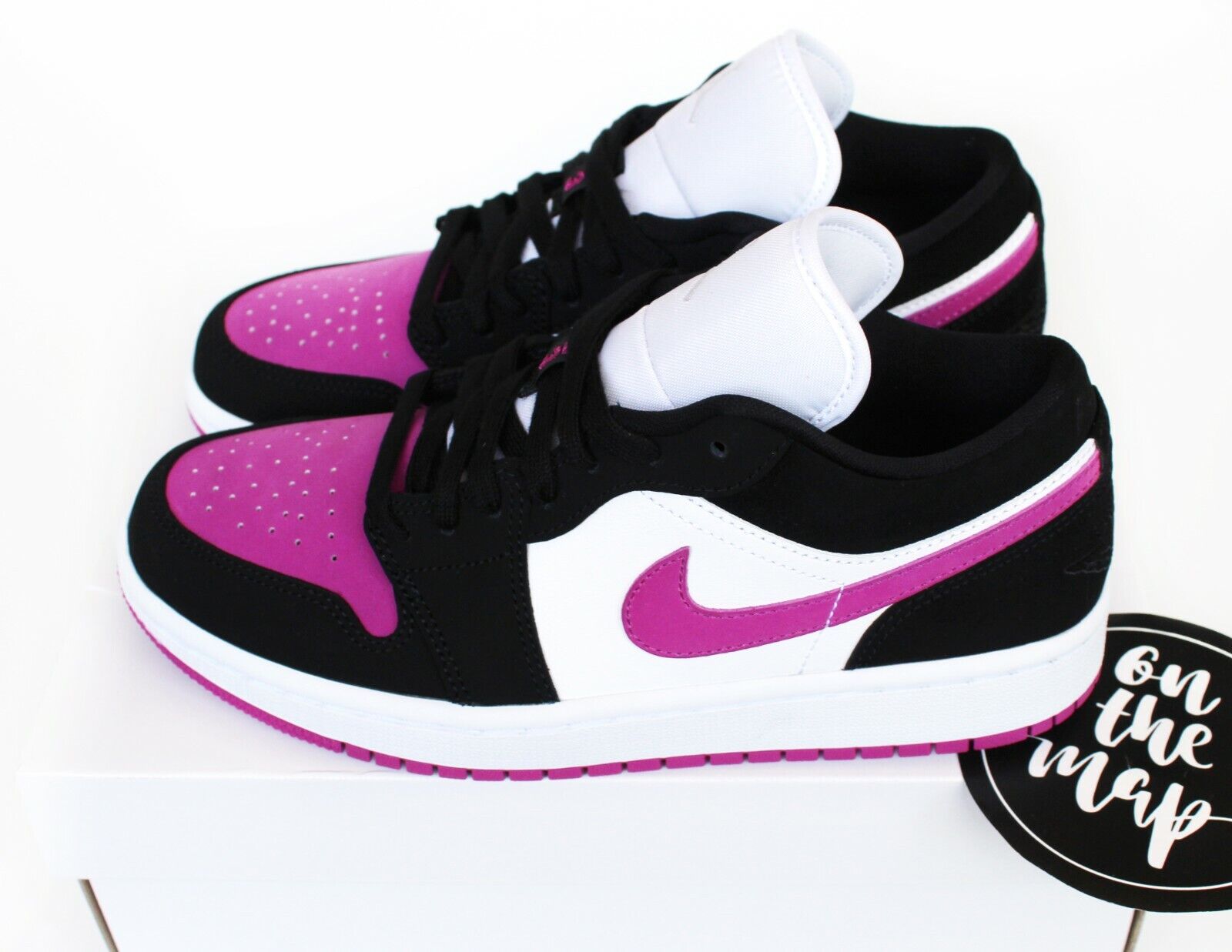 pink and purple jordans