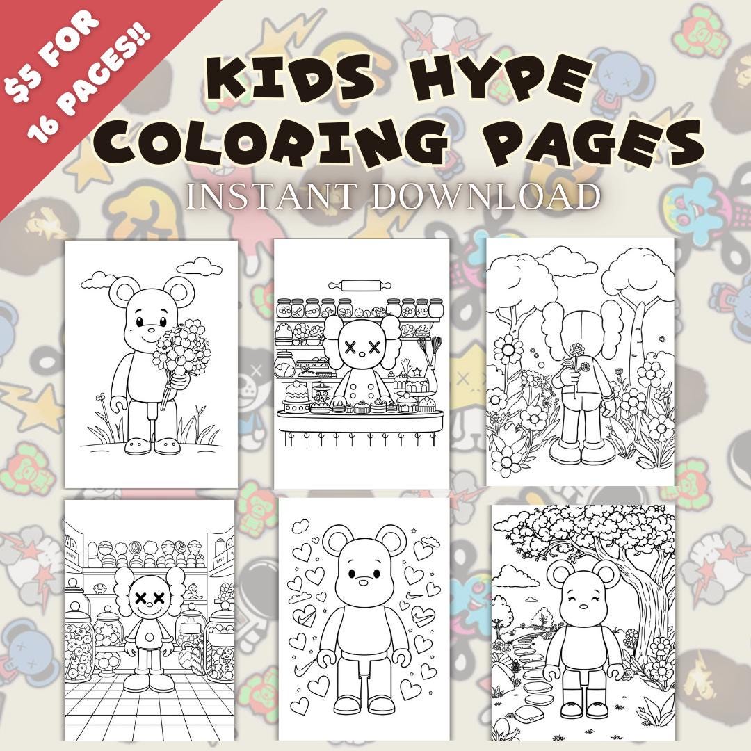 Printable Hypebeast Coloring Pages: The Best Way to Enjoy Streetwear Culture