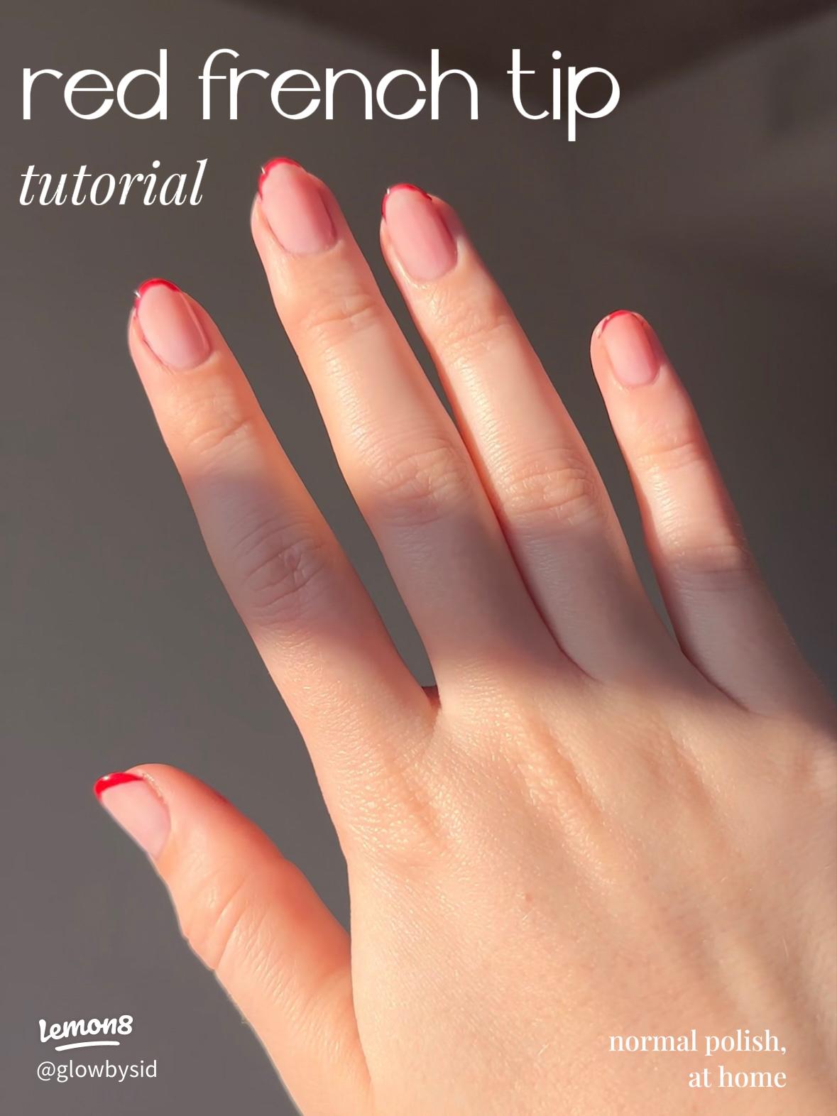 How to Do French Red Tips at Home: Quick and Easy Guide