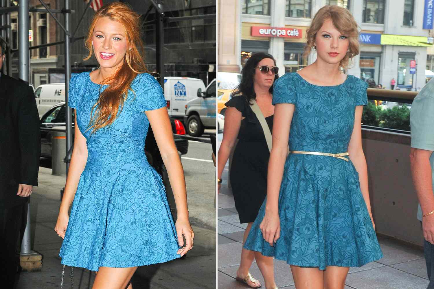 Taylor Swift in Blue Dress: Where to Find Similar Dresses?